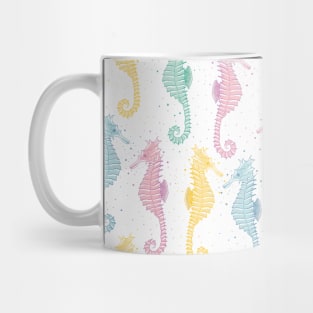 Colorful Seahorse | Hand drawn summer design Mug